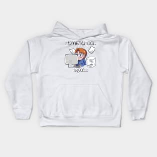 Chaotic Homeschool Squad Kids Hoodie